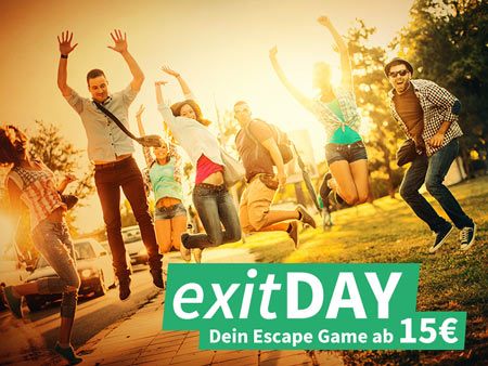 Jetzt besonders günstige Preise für Room Escape in Kassel Mittwoch ist exitDAY - Dein Escape Game Erlebnis ab 15€